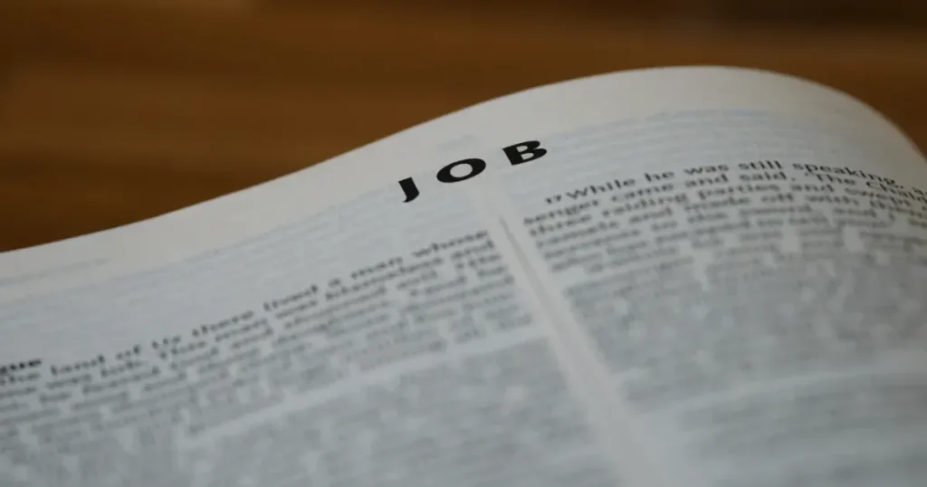 I'm reading a book that contains a lot of information about work.