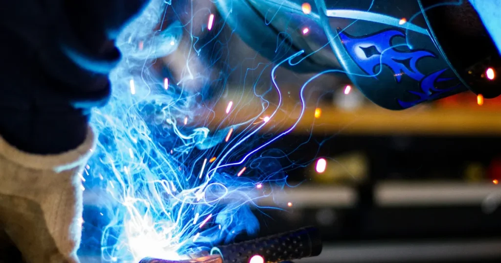 Person performing welding work