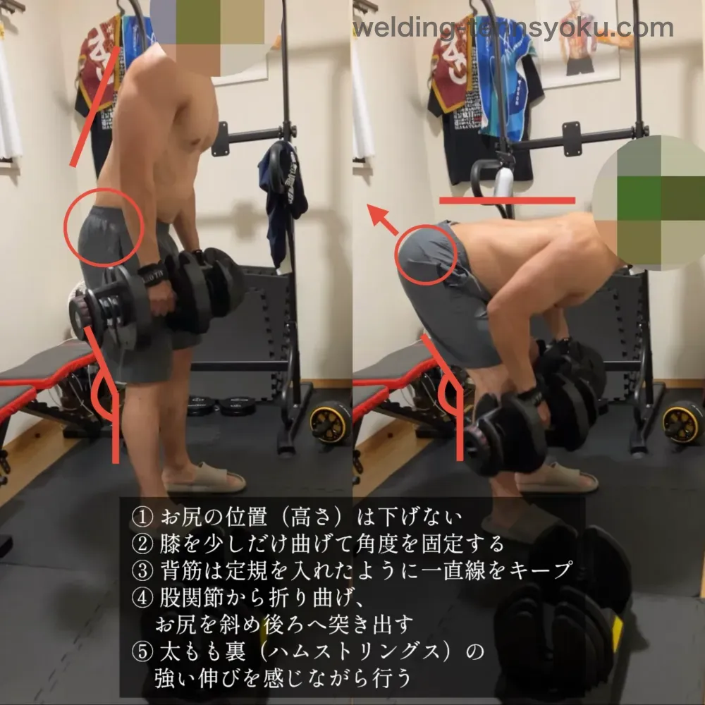 脚のトレーニングを解説している画像
